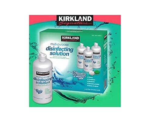Kirkland Signature Multi-Purpose Sterile Solution for Any Soft Contact Lens, 3 Count ( 16 oz bottles ) Drugstore Kirkland Signature 