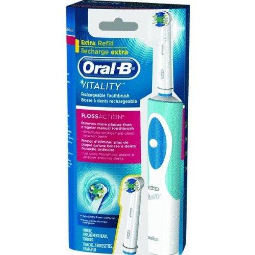 Oral B Vitality FlossAction Vitality Floss Action Rechargeable Power Toothbrush Electric Toothbrush Oral B 