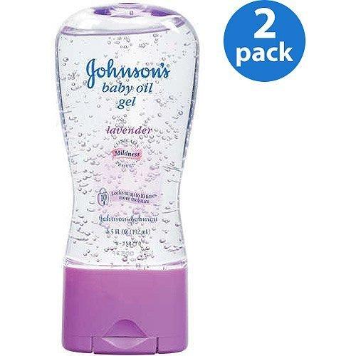 Johnson\'s - Lavender Baby Oil Gel, 6.5 oz, 2-Pac Bath, Lotion & Wipes Johnson's 
