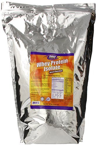 NOW Sports Whey Protein Isolate, Creamy Chocolate, 10-Pound Supplement Now Sports 