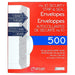 Top Flight PSTF10NWT #10 Envelopes, Strip & Seal, Security Tinted, White Paper, 24 lb, 500 Count Office Product Top Flight 