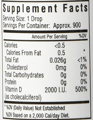 Optimal Vitamin D3 Liquid | 2,000 IU Per Drop | 900 Servings | High Potency | Physician Formulated | Seeking Health by Seeking Health Supplement Seeking Health 