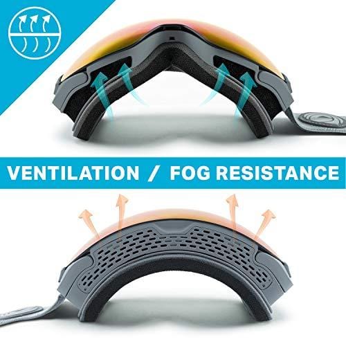 WildHorn Outfitters Roca Ski Goggles & Snowboard Goggles- Premium Snow Goggles for Men, Women and Kids. Features Quick Change Magnetic Lens System with Integrated Clip Lock. Ski WildHorn Outfitters 