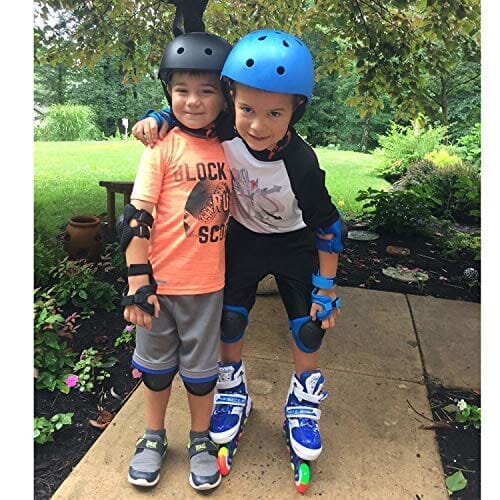 JIFAR Youth Children’s Inline Skates for Kids, Adjustable Inlines Skates with Light Up Wheels for Girls Boys, Indoor&Outdoor Ice Skating Equipment Medium Size(2-5 US), Purple Outdoors JIFAR 