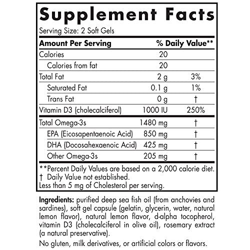 Nordic Naturals - Ultimate Omega Xtra, Support for a Healthy Heart, 60 Soft Gels Supplement Nordic Naturals 