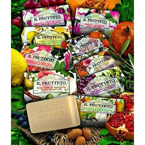 Nesti Dante Nesti dante il frutteto illuminating soap - red grapes and blueberry, 8.8oz, 8.8 Ounce Natural Soap Nesti Dante 