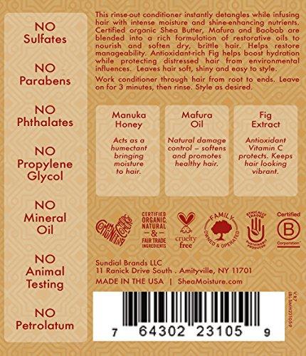 SheaMoisture Manuka Honey & Mafura Oil Intensive Hydration Hair Conditioner | 13oz Hair Care Shea Moisture 