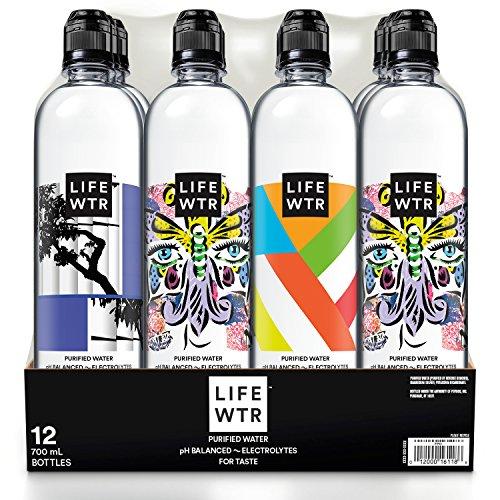 Premium Purified Water, pH Balanced with Electrolytes For Taste, 700 ml (Pack of 12) Food & Drink LIFEWTR 