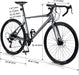ZYSHGY Lekka rama roweru szosowego ze stopu aluminium, 21 prędkości 700C koła rower szosowy dla dorosłych mężczyzn kobiet początkujących wyścigi, dojazdy do pracy, sport, jazda turystyczna ZYSHGY 