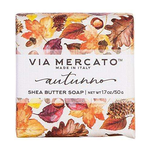 Via Mercato Natale Shea Butter Soap Boutique Luxury Gift Box (Set of 4, 50g Each) - Autunno Natural Soap Via Mercato 