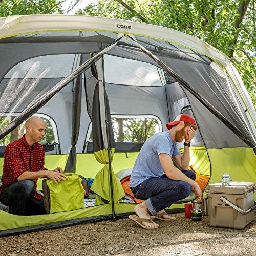 CORE 10 Person Instant Cabin Tent with Screen Room - 14.5' x 14