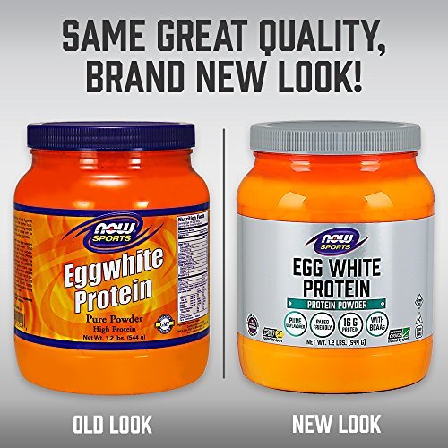 NOW Sports Eggwhite Protein, 1.2-Pound Supplement Now Sports 