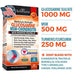 Glucosamine Chondroitin MSM Turmeric with Patented Fruitex-B Supplement BioSchwartz 