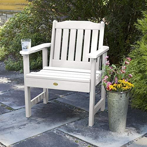 Highwood AD-CHGL1-WHE Lehigh Garden Chair, White Lawn & Patio highwood 