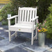Highwood AD-CHGL1-WHE Lehigh Garden Chair, White Lawn & Patio highwood 