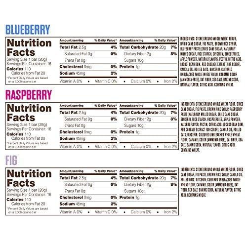 Whole Wheat Fig Bar, Vegan + Non-GMO, Variety Pack (24 Count) Food & Drink Nature's Bakery 