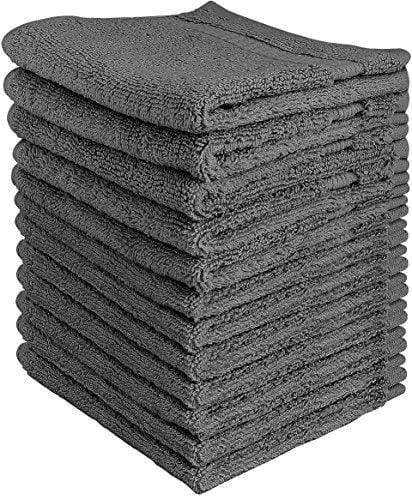 Utopia Towels Luxury Cotton Washcloth Towel Set (12 Pack, Grey, 12 x 1 —  ShopWell