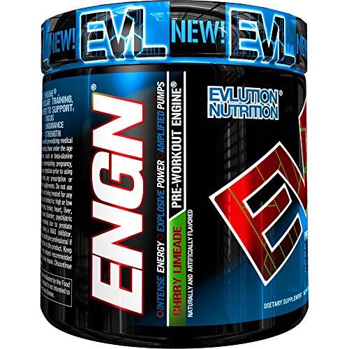 Evlution Nutrition ENGN Pre-workout, 30 Servings, Intense Pre-Workout Powder for Increased Energy, Power, and Focus (Cherry Limeade) Pikatropin-Free Supplement Evlution 