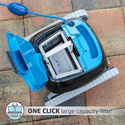 Dolphin Nautilus CC Automatic Robotic Pool Cleaner - Ideal for Above and In-Ground Swimming Pools up to 33 Feet - with Large Capacity Top Load Filter Basket Lawn & Patio DOLPHIN 