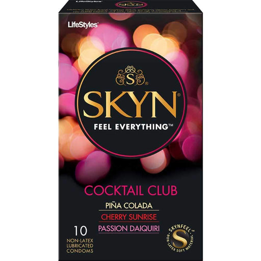 Lifestyles Skyn Cocktail Club Premium Flavored Condoms, 10 Count Condom LifeStyles 