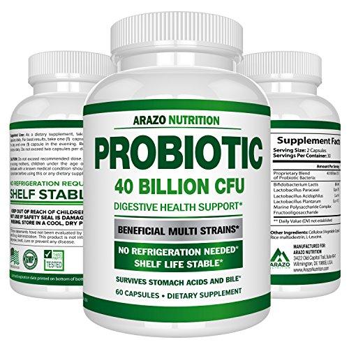 BIO-40 Probiotic Supplement - 40 Billion CFU – Arazo Nutrition Supplement Arazo Nutrition 