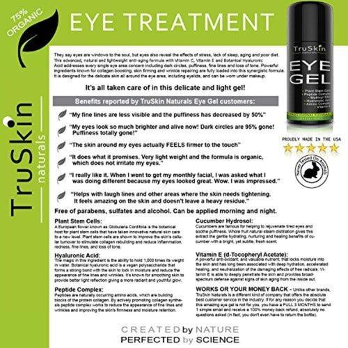 Best Eye Gel for Wrinkles Beauty & Health TruSkin Naturals 