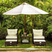 PAMAPIC 5 Pieces Wicker Patio Furniture Set Outdoor Patio Chairs with Ottomans Lawn & Patio PAMAPIC 