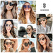 SOJOS Fashion Round Sunglasses for Women Men Oversized Vintage Shades SJ2057 with Tortoise Frame/Grey Lens Shoes SOJOS 