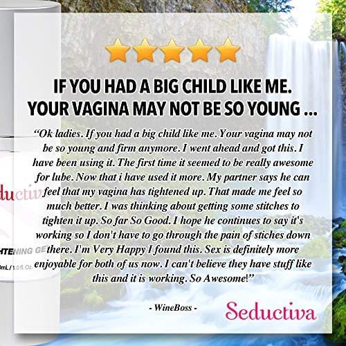 Vaginal Tightening Gel by Seductiva | Fast Acting Manjakani Gel Mimics Cervical Function | Restores Hydration to Vagina Area & Strengthens Vaginal Wall Skin Care SkinPro 