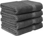 Utopia Towels Premium Bath Towel Set (Pack of 4, 27 x 54) 100% Ring-Spun Cotton Towels for Hotel and Spa, Maximum Softness and Highly Absorbent by (Grey) Towel Utopia Towels 