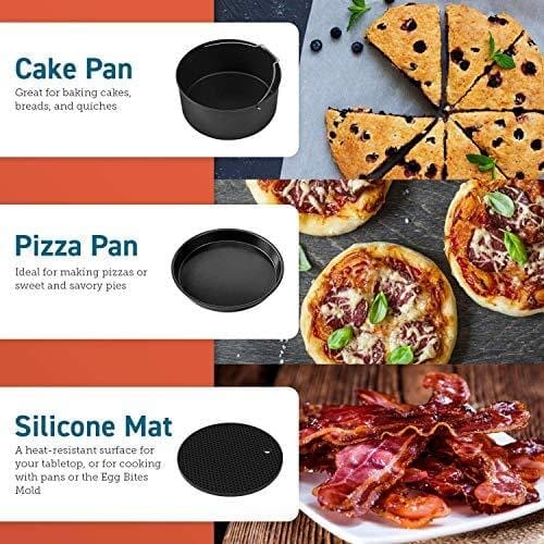 Air Fryer Accessories for 6. 5 QT and 8 QT Ninja Foodi,Air Fryer Bake Kit ,  Non-Stick Coating,Dishwasher Safe 