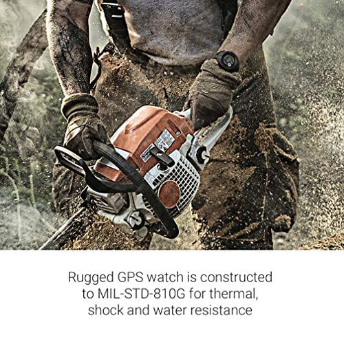 Garmin 010-02064-00 Instinct, Rugged Outdoor Watch with GPS, Features Glonass and Galileo, Heart Rate Monitoring and 3-Axis Compass, Graphite, 1.27" Wireless Garmin 