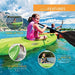 Lifetime Youth Wave Kayak with Paddle, 6 Feet, Green Outdoors Lifetime 