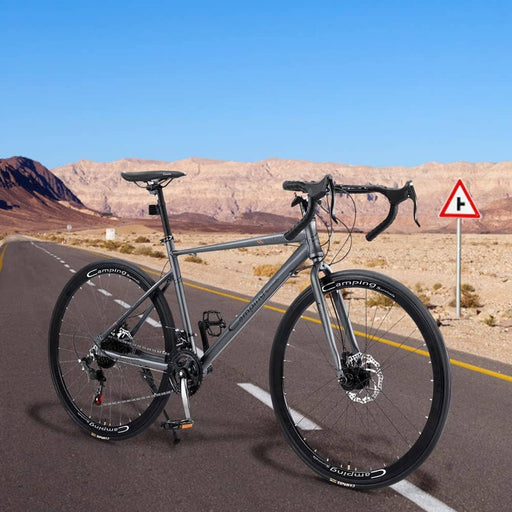Rower szosowy rama ze stopu aluminium, 21-biegowy podwójny hamulec tarczowy 700C rower kołowy. Generic 