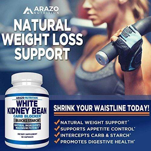 White Kidney Bean Extract - 100% Pure Carb Blocker and Fat Absorber for Weight Loss - Intercept Carbs – Arazo Nutrition Supplement Arazo Nutrition 