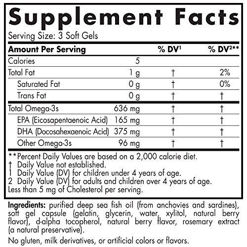 Nordic Naturals Children's DHA Xtra - Potent Omega 3 Formula with Twice The DHA for Kid's Cognitive Development, Learning and Mood, Berry Punch, Softgel - 90 Count Supplement Nordic Naturals 