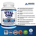 VITAL ONE Multivitamin for Men - Daily Wholefood Supplement - 150 Vegan Capsules - Arazo Nutrition Supplement Arazo Nutrition 