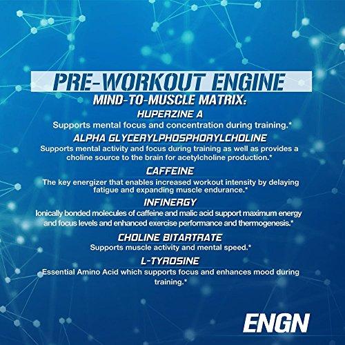 Evlution Nutrition ENGN Pre-workout, 30 Servings, Intense Pre-Workout Powder for Increased Energy, Power, and Focus (Blue Raz) Pikatropin-Free Supplement Evlution 