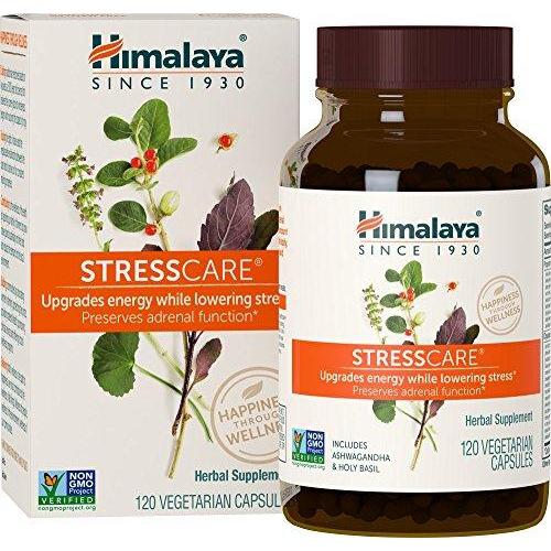 StressCare with Ashwagandha & Gotukola for Natural Stress Relief Supplement Himalaya Herbal Healthcare 