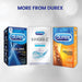 Durex Condom Prolong Natural Latex Condoms, 12 Count - Ultra Fine, ribbed and dotted with delay lubricant Condom Durex 