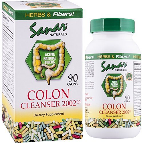 Sanar Naturals Colon Cleanser 2002 Detox and Natural Laxative, 90 Capsules Supplement Sanar Naturals 