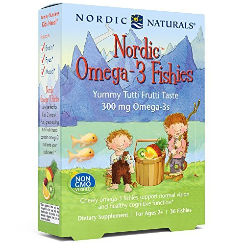 Nordic Naturals - Nordic Omega-3 Fishies, Supports Optimal Brain and Immune Function, 36 Count Supplement Nordic Naturals 