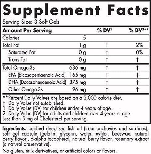 Nordic Naturals Children's DHA Xtra - Potent Omega 3 Formula with Twice The DHA for Kid's Cognitive Development, Learning and Mood, Berry Punch, Softgel - 90 Count Supplement Nordic Naturals 
