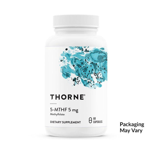 Thorne Research - 5-MTHF 5 mg Folate - Active Vitamin B9 Folate Supplement - 60 Capsules Supplement Thorne Research 