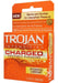 Trojan Charged Lubricated Condoms, 3 Count Condom Trojan 