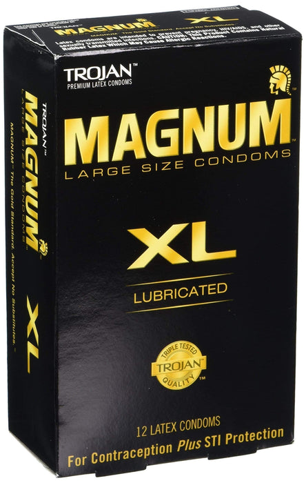 Trojan Magnum Xl Lubricated Condoms, 12 Count ShopWell Trojan Magnum Xl Lubricated Condoms, 12 Count ShopWell