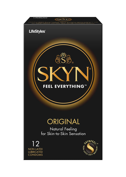 LifeStyles SKYN Condoms Lubricated Non-Latex, 12 ea Condom LifeStyles 