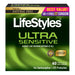 LifeStyles Ultra Sensitive Condoms, 40ct Condom LifeStyles 