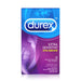 Durex Condom Extra Sensitive Natural Latex Condoms, 12 Count - Ultra Fine & Extra Lubricated Condom Durex 