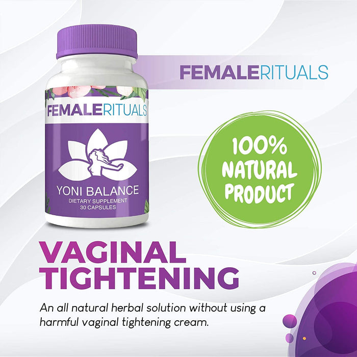 Female Rituals - Yoni Balance - Vaginal Tightening Pills - No Tightening Gel or Cream Needed - Natural Vaginial Tightening Products eWellness Shop 